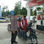 Giat Patroli Rutin dan Monitoring SPBU di Wilkum Polsek Bengkayang