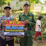 Cegah Kebakaran Hutan Dan Lahan di Wilayah Desa Binaan, Bhabinkamtibmas Rutin Sosialisasi  Karhutla