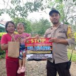 Antisipasi Karhutla, Bhabinkamtibmas Gencar Laksanakan Himbauan dan Sosialisasi