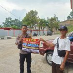 Bhabinkamtibmas Kelurahan Sebalo Himbau Warga Tidak Membuka Lahan Dengan Cara Membakar