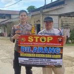 Bhabinkamtibmas Desa Setia Budi Himbau Warga  Untuk Tidak Membakar Hutan Dan Lahan*