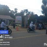 Cegah Kecelakaan dan Kemacetan Polsek Bengkayang Laksanakan Strong Points
