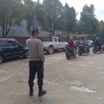 Patroli Rutin Polsek Bengkayang ,Pastikan Kegiatan Di SPBU berjalan Aman dan Tertib*
