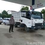 Giat Patroli Rutin dan Monitoring SPBU di Wilkum Polsek Bengkayang