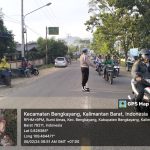 Giat Rutin Strong Point Polsek Bengkayang Dalam Rangka Menciptakan KAMSELTIBCAR
