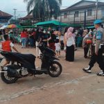 Antisipasi Gangguan Kamtibmas Personil Polsek Bengkayang laksanakan Patroli Di Pasar Juadah