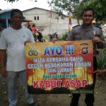 Sampaikan Himbauan Karhutla,Guna Wujudkan Kecamatan Bebas Kebakaran Hutan dan Lahan