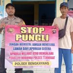 Cegah praktek Pungli,Polsek Bengkayang Melalui Bhabinkamtibmas  Kampanyekan STOP Pungli