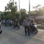 Giat Rutin Strong Point Polsek Bengkayang Dalam Rangka Menciptakan KAMSELTIBCAR