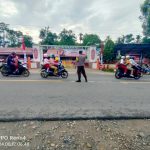 Giat Rutin Strong Point Polsek Bengkayang Dalam Rangka Menciptakan KAMSELTIBCAR