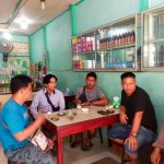 Minggu Kasih,Polsek Bengkayang sambangi warga di warung kopi