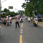 Giat Rutin Strong Point Polsek Bengkayang Dalam Rangka Menciptakan KAMSELTIBCAR