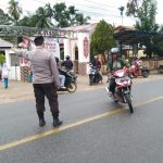 Giat Rutin Strong Point Polsek Bengkayang Dalam Rangka Menciptakan KAMSELTIBCAR