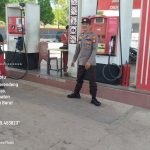 Patroli Rutin Polsek Bengkayang ,Pastikan Kegiatan Di SPBU berjalan Aman dan Tertib