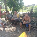 PS. KANIT SAMAPTA AIPTU HONORIUS ONO MELAKSANAKAN KEGIATAN JUMAT CURHAT