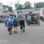 Giat Rutin Strong Point Polsek Bengkayang Dalam Rangka Menciptakan KAMSELTIBCAR