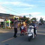 Giat Rutin Strong Point Polsek Bengkayang Dalam Rangka Menciptakan KAMSELTIBCAR*